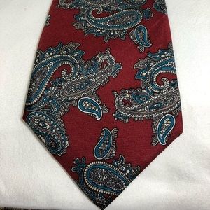 Christian Dior Paisley Print All Silk Tie